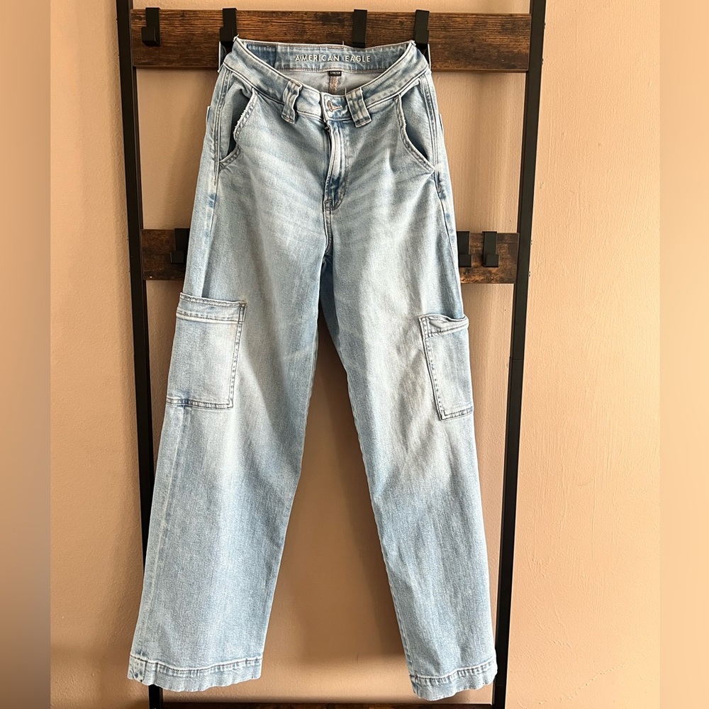 American Eagle Baggy Wide Leg Cargo size 00